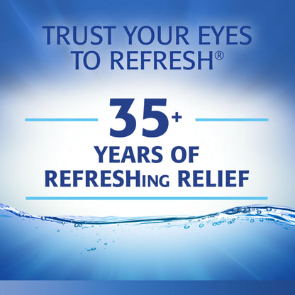 Refresh Classic Lubricant Eye Drops, Preservative-Free,0.01 Fl Oz Single-Use Containers, 50 Count, Pack of 1, Packaging May Vary