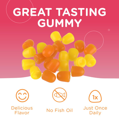 Zahler - Chapter One Omega 3 Gummies for Kids with No Fish Oil (60 Count) - Kosher Omega 3 6 9 Fatty Acids, EPA, DHA - Easy to Take Omega 3 Supplement for Healthy Growth, Development & Brain Function