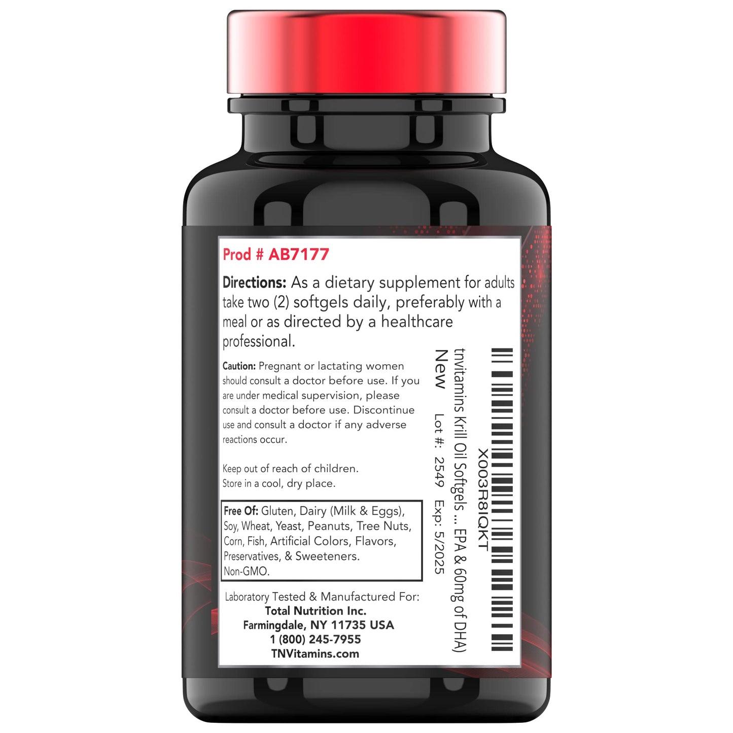Antarctic Krill Oil 1000mg x 120 Softgels with Astaxanthin | 1000mg Krill Oil, 200 mg Phospholipids, 120 mg EPA, 80 mg DHA, 200 mcg Astaxanthin | Ultra Potent & Pure Omega-3 Cold Water Antarctic Krill
