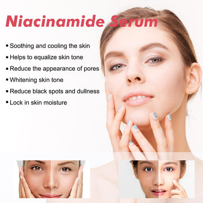 Peach 70 Niacinamide Serum,Peach 70% Niacin Serum for Face,Hydrating Serum,Face Serum for Women Face Plump & Smooth Fine Line Daily Clean Beauty (1pc)