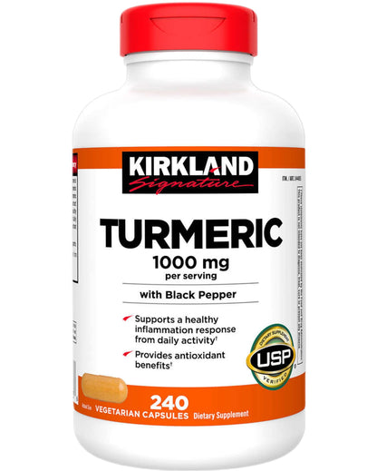 Kirkland Signature Turmeric 1000 mg., 240 Capsules