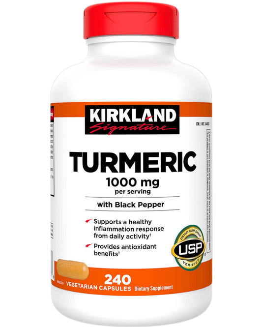 Kirkland Signature Turmeric 1000 mg., 240 Capsules