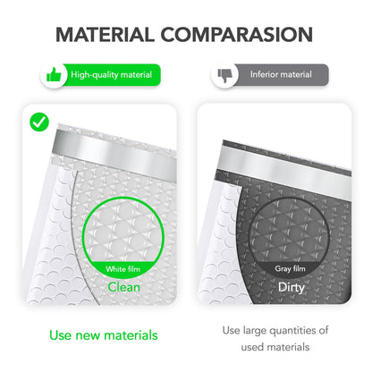Fuxury Bubble Mailer 6x10" 100 Pack White Bubble Mailers Usable Size 6x9" Self Seal Padded Mailing Envelopes Opaque Bubble Padded Mailer for Small Business Mailing Jewelry Makeup Small Items
