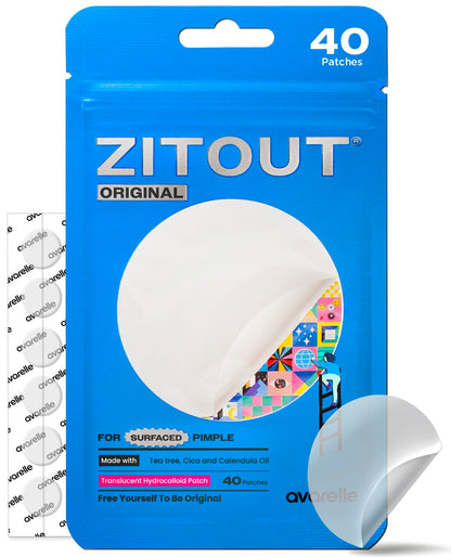 AVARELLE Pimple Patches |Hydrocolloid Acne Patches |ZITOUT FSA HSA Eligible Pimple Patches for Face with Tea Tree, Cica, & Calendula |Vegan, Cruelty Free, Carbonfree