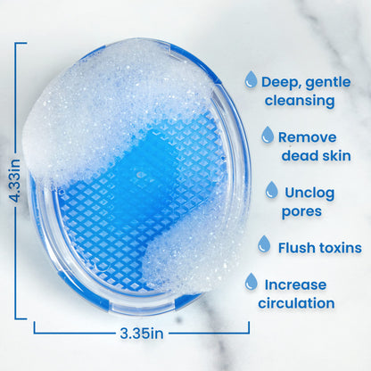 Dylonic Exfoliating Body Scrub Razor Bump Brush + Ingrown Hairs Treatment - Skin Exfoliator for Body Shaving Irritation, Strawberry Legs, Armpit, Bikini Line - Body Exfoliator Scrubber Loofah