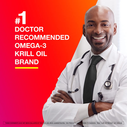 MegaRed Ultra Strength Krill Oil Omega 3 Supplement, 750mg Krill Oil – EPA & DHA & Antioxidant Astaxanthin for Heart Health, 80 Softgels, No Fish Oil Aftertaste