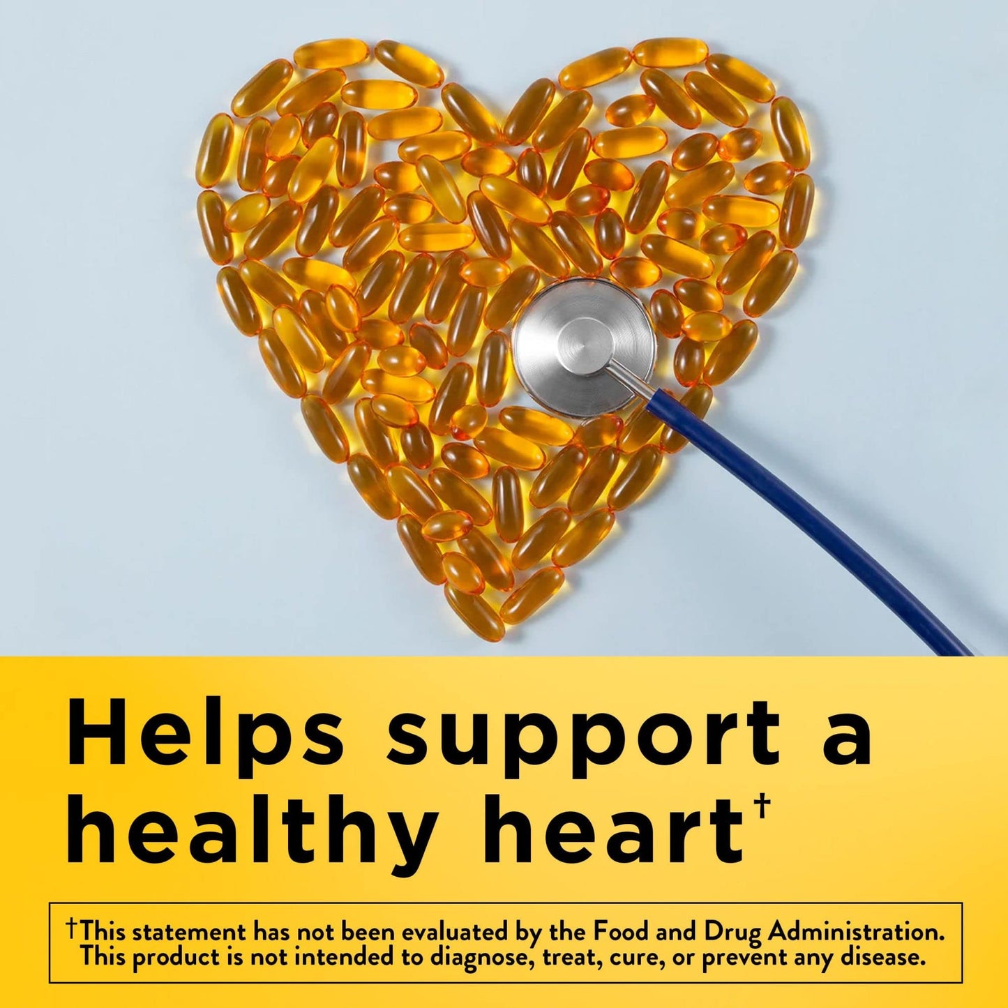 Nature Made Burpless Omega 3 Fish Oil Softgels - 1000mg for Heart Health, 150 Softgels, 75 Day Supply